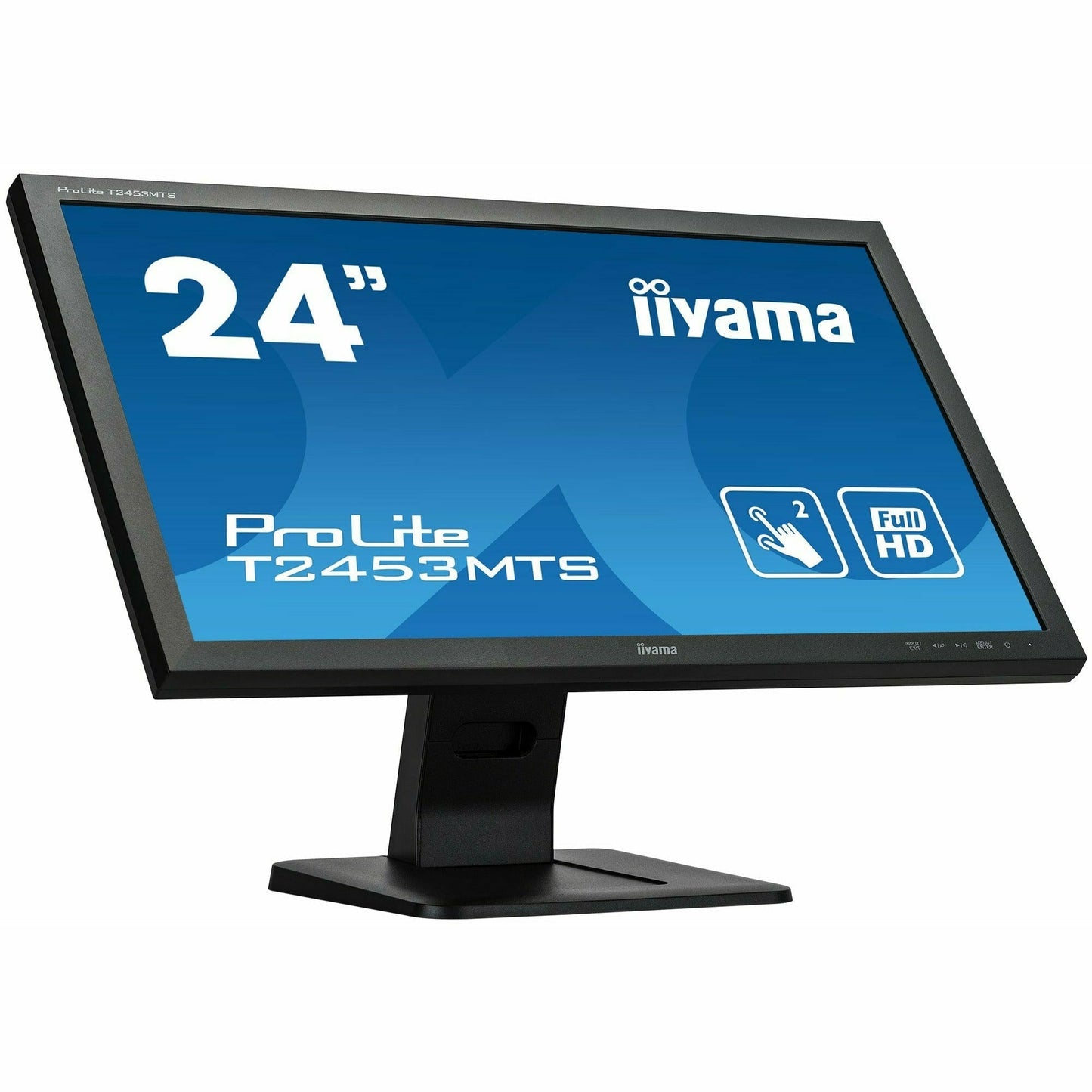 Dark Cyan iiyama ProLite T2453MTS-B1 24" Optical 2pt Touch Screen