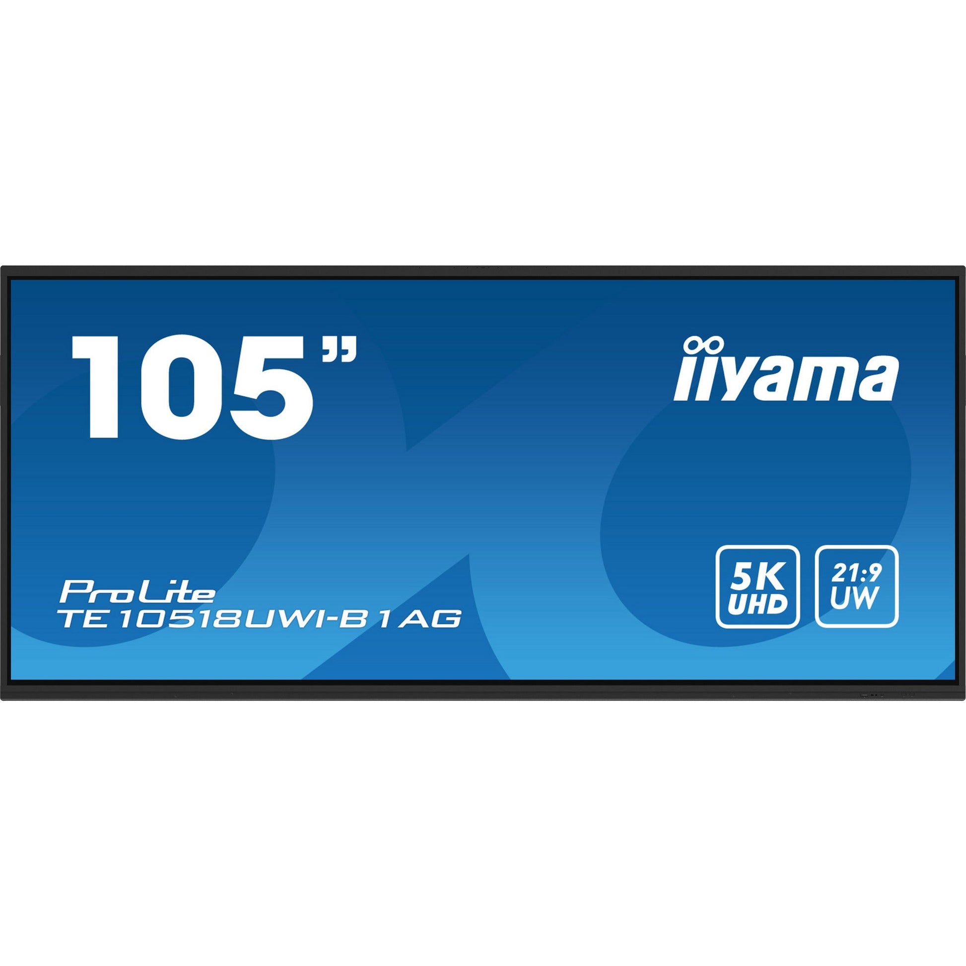 Dark Cyan Iiyama ProLite TE10518UWI-B1AG 105" PureTouch-IR+ 4K Ultra-Large Touch Screen