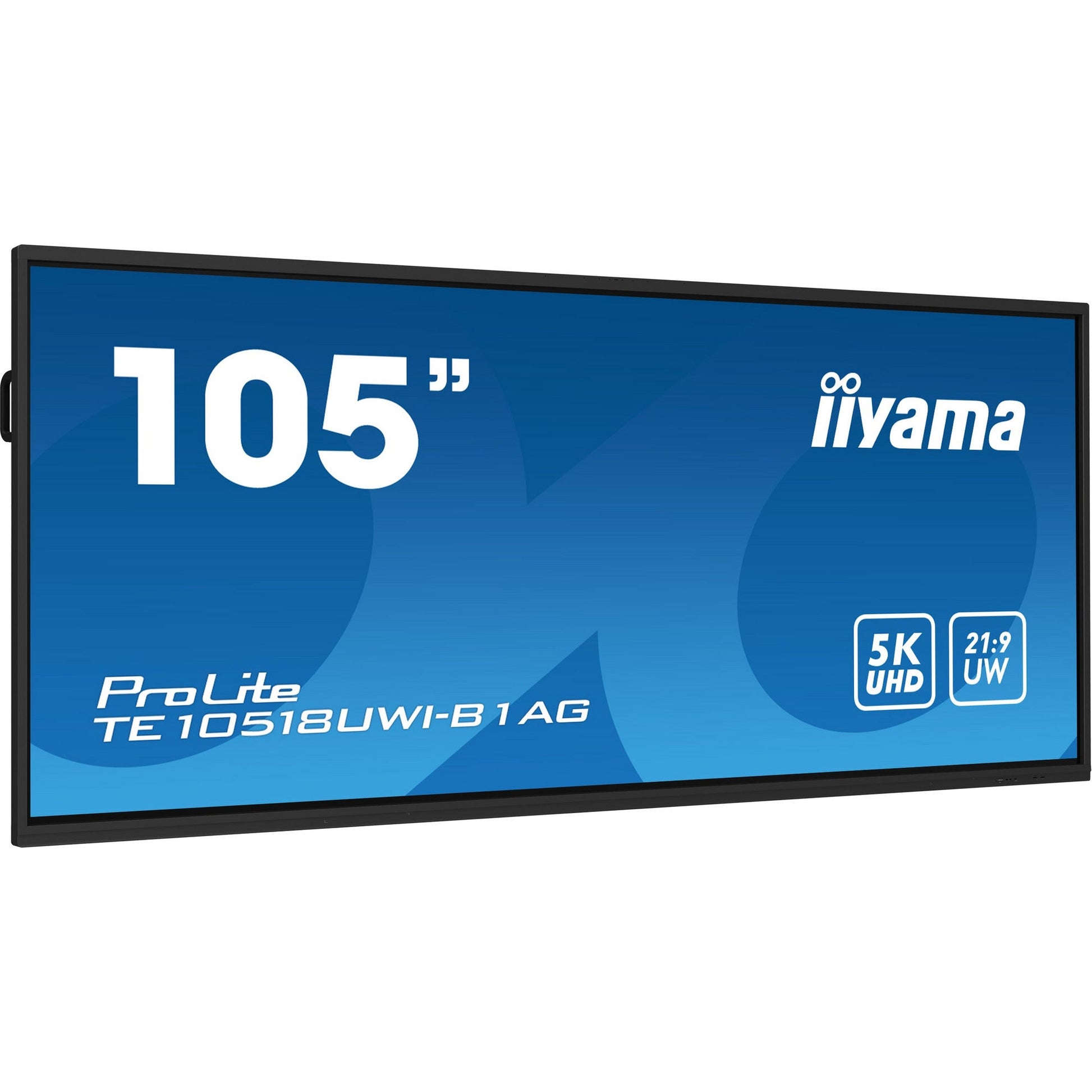 Dark Cyan Iiyama ProLite TE10518UWI-B1AG 105" PureTouch-IR+ 4K Ultra-Large Touch Screen