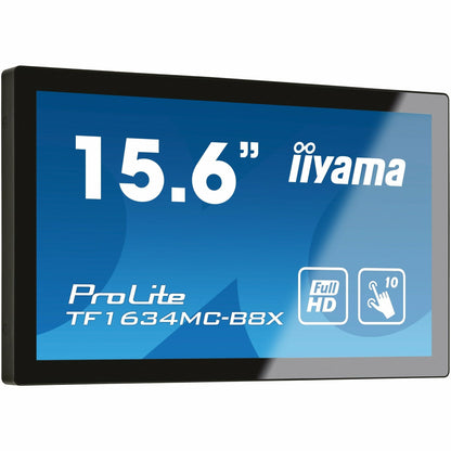 Steel Blue iiyama ProLite TF1634MC-B8X 15.6" Capacitive Touch Screen Display