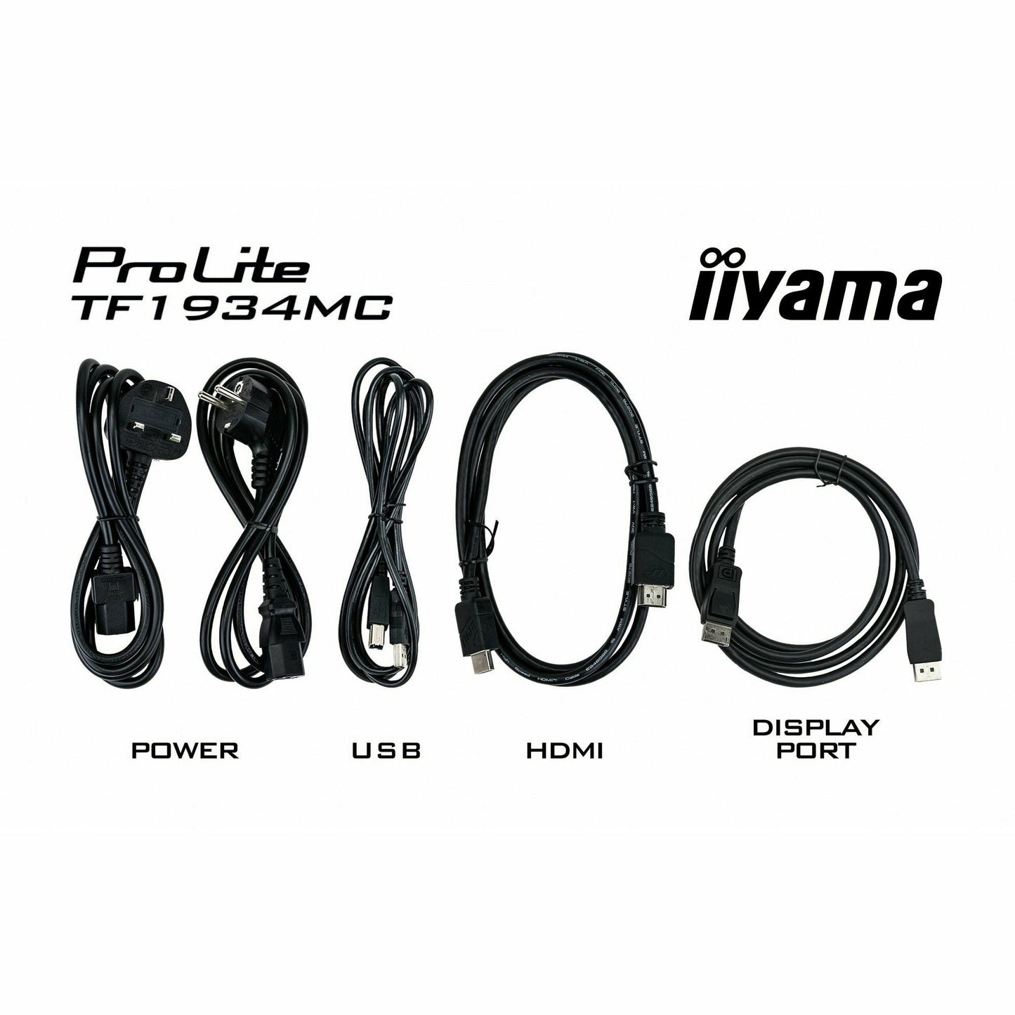 White Smoke iiyama ProLite TF1934MC-B7X 19" Capacitive Touch Screen Display