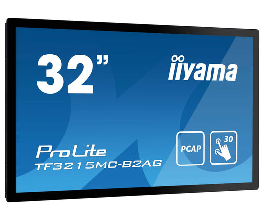 Dark Cyan iiyama ProLite TF3215MC-B2AG 32" PCAP IP65 Open Frame Touch Screen