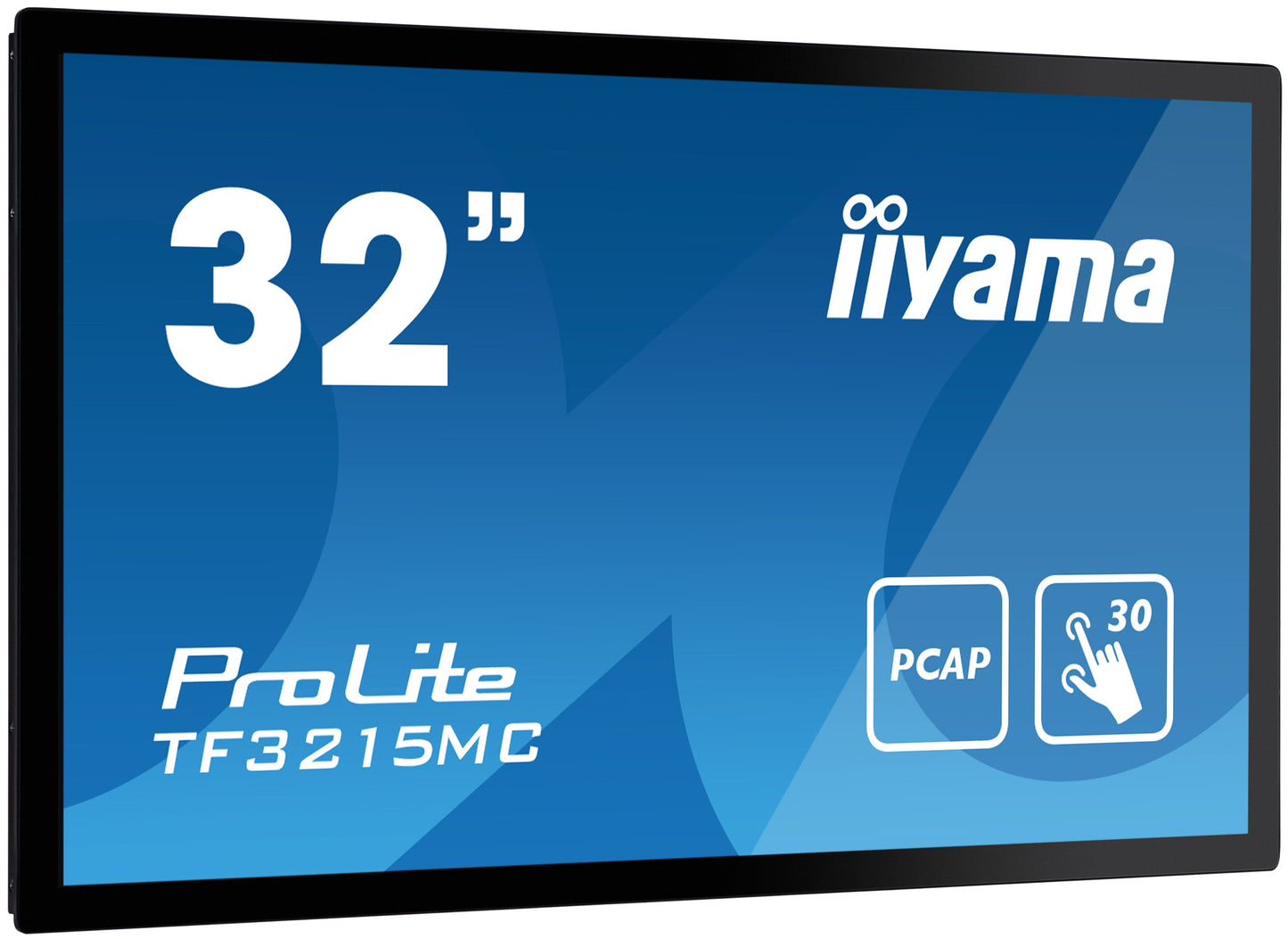 Steel Blue iiyama ProLite TF3215MC-B2 32" 30pt PCAP Edge-to-Edge Open Frame Touchscreen