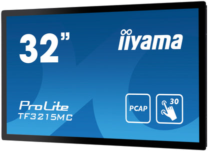 Dark Cyan iiyama ProLite TF3215MC-B2 32" 30pt PCAP Edge-to-Edge Open Frame Touchscreen