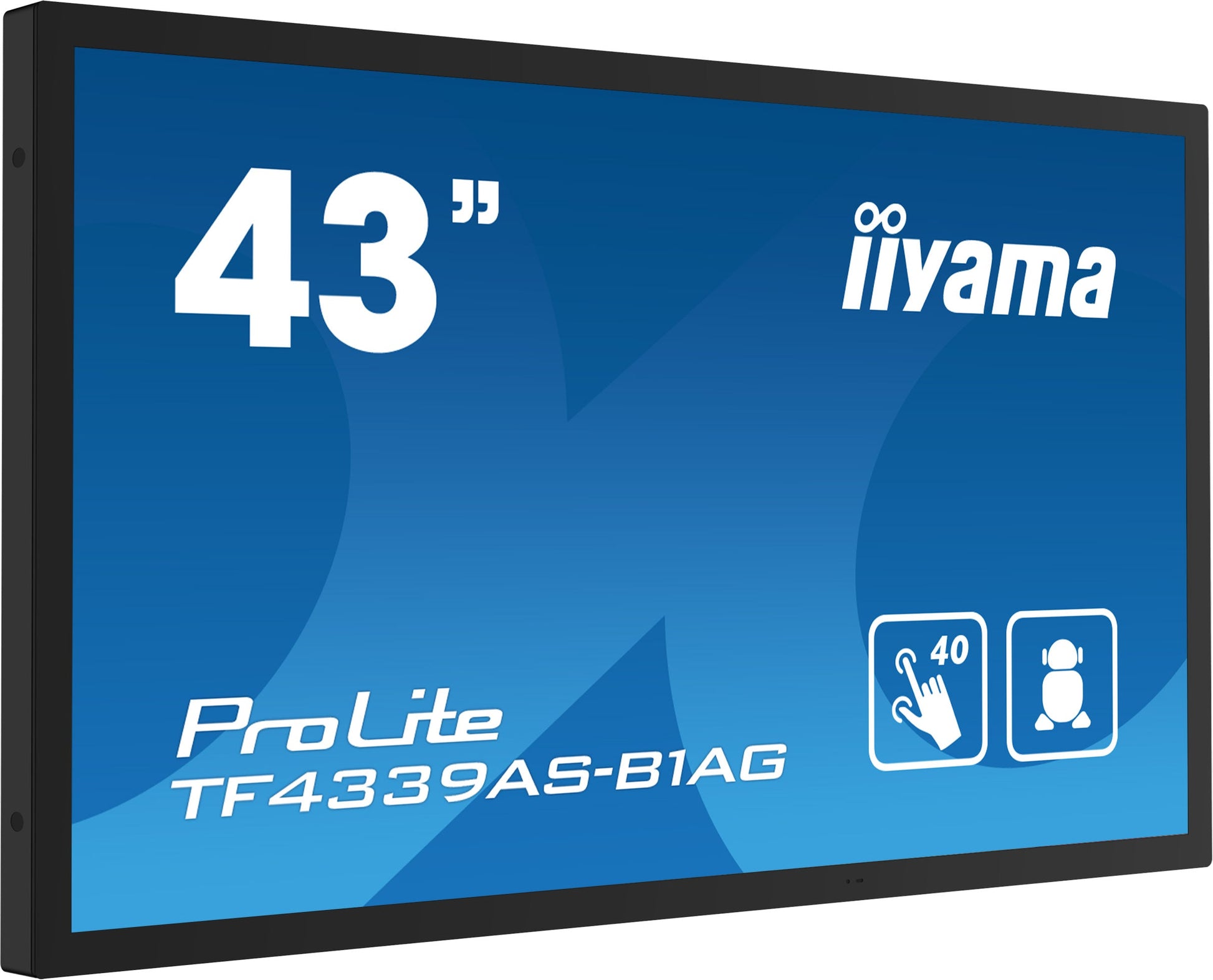 Dark Cyan iiyama ProLite TF4339AS-B1AG 43" Open Frame All-in-One PCAP Interactive Touch Screen