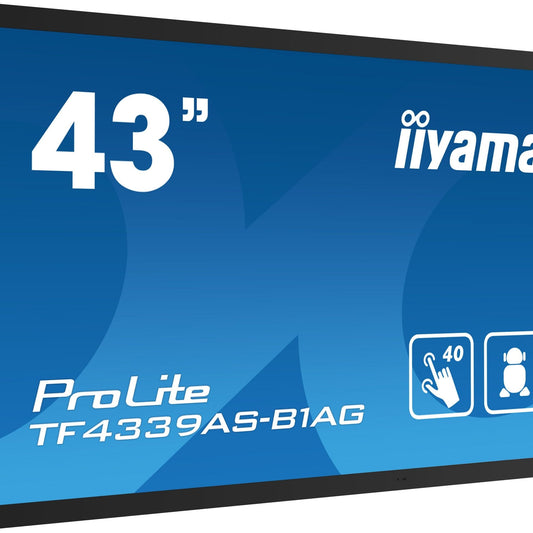 Dark Cyan iiyama ProLite TF4339AS-B1AG 43" Open Frame All-in-One PCAP Interactive Touch Screen