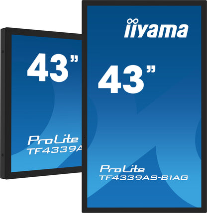 Dark Cyan iiyama ProLite TF4339AS-B1AG 43" Open Frame All-in-One PCAP Interactive Touch Screen