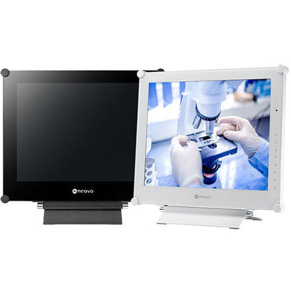 Light Gray AG Neovo X-15E 15-Inch 4:3 Semi-Industrial Monitor With Metal Casing
