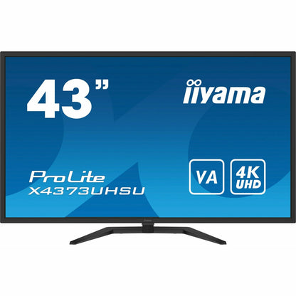 Dark Cyan iiyama ProLite X4373UHSU-B 43" Ultra HD 4K Large Format Desktop Display