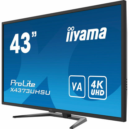 Dark Cyan iiyama ProLite X4373UHSU-B 43" Ultra HD 4K Large Format Desktop Display