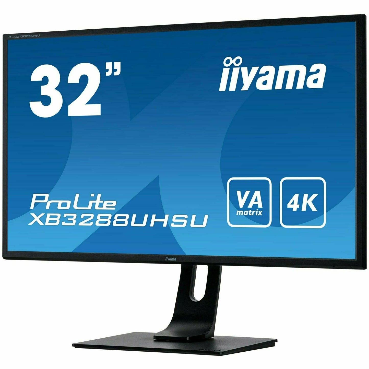 Dark Cyan iiyama ProLite XB3288UHSU-B1 32'' VA Panel with UHD 4K Resolution