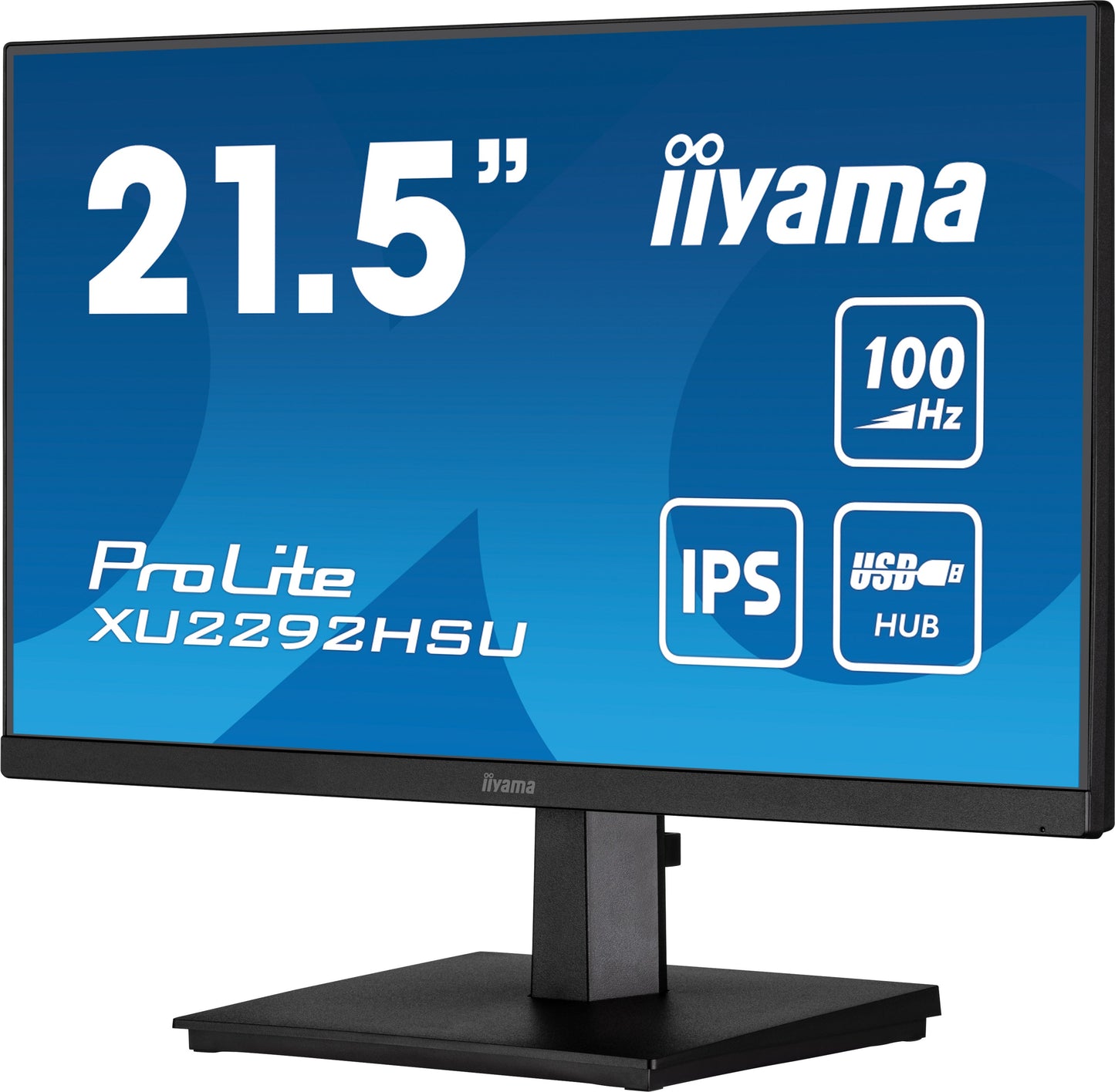 Dark Cyan iiyama - XU2292HSU-B6 21.5” IPS technology panel with 100Hz refresh rate