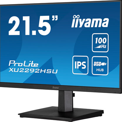 Dark Cyan iiyama - XU2292HSU-B6 21.5” IPS technology panel with 100Hz refresh rate