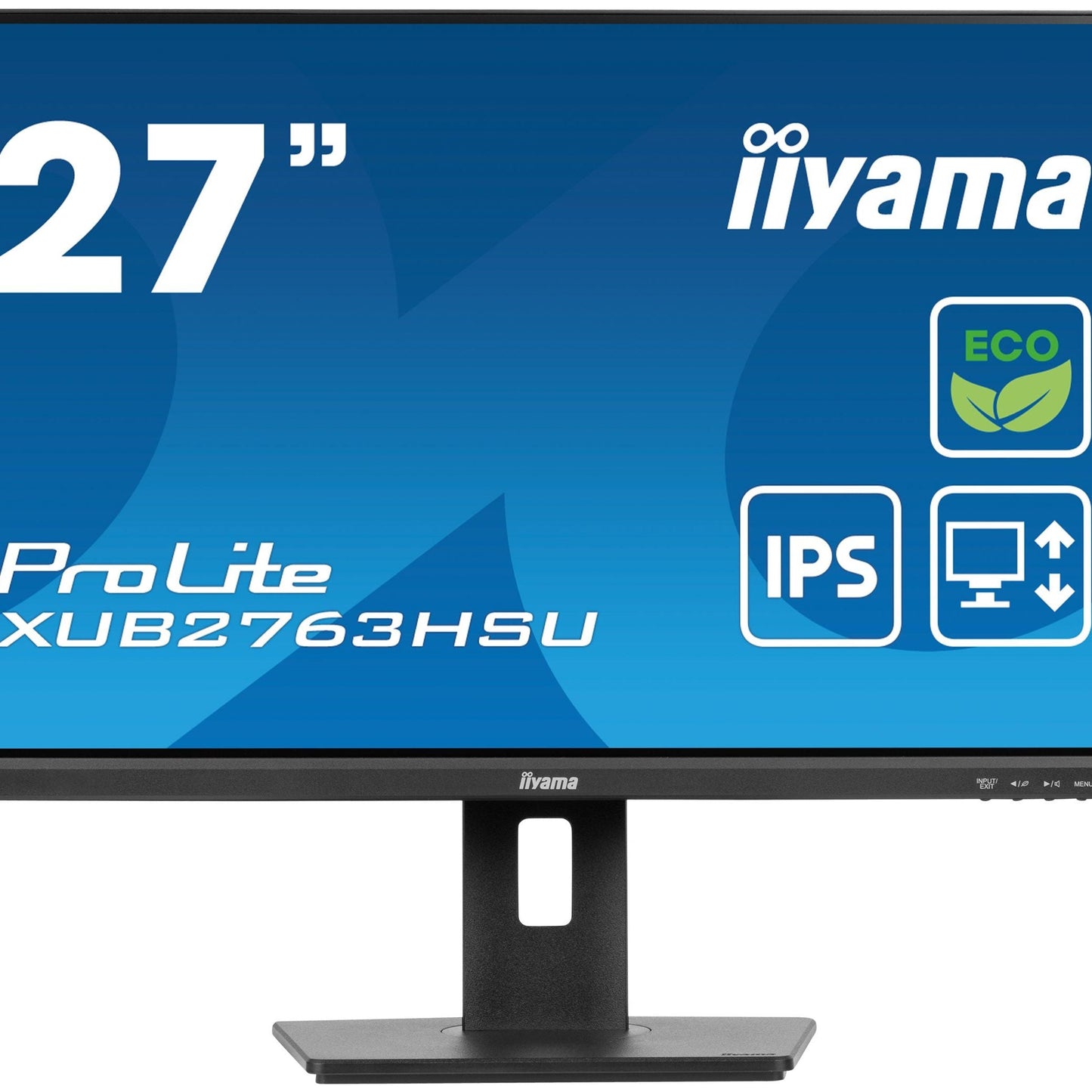 Dark Cyan iiyama ProLite XUB2763HSU-B1 27” IPS, Full HD panel with B energy class