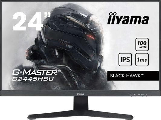 Dark Slate Gray iiyama G-MASTER G2445HSU-B2 computer monitor 61 cm (24") 1920 x 1080 pixels Full HD LCD Black