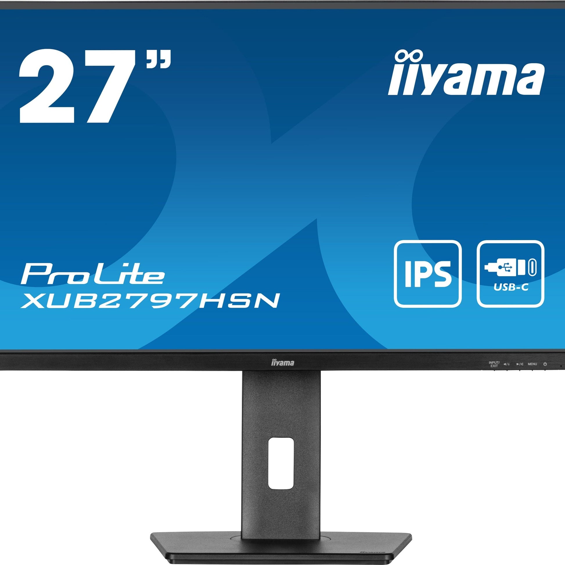 Dark Cyan iiyama ProLite XUB2797HSN-B2 computer monitor 68.6 cm (27") 1920 x 1080 pixels Full HD LED Black