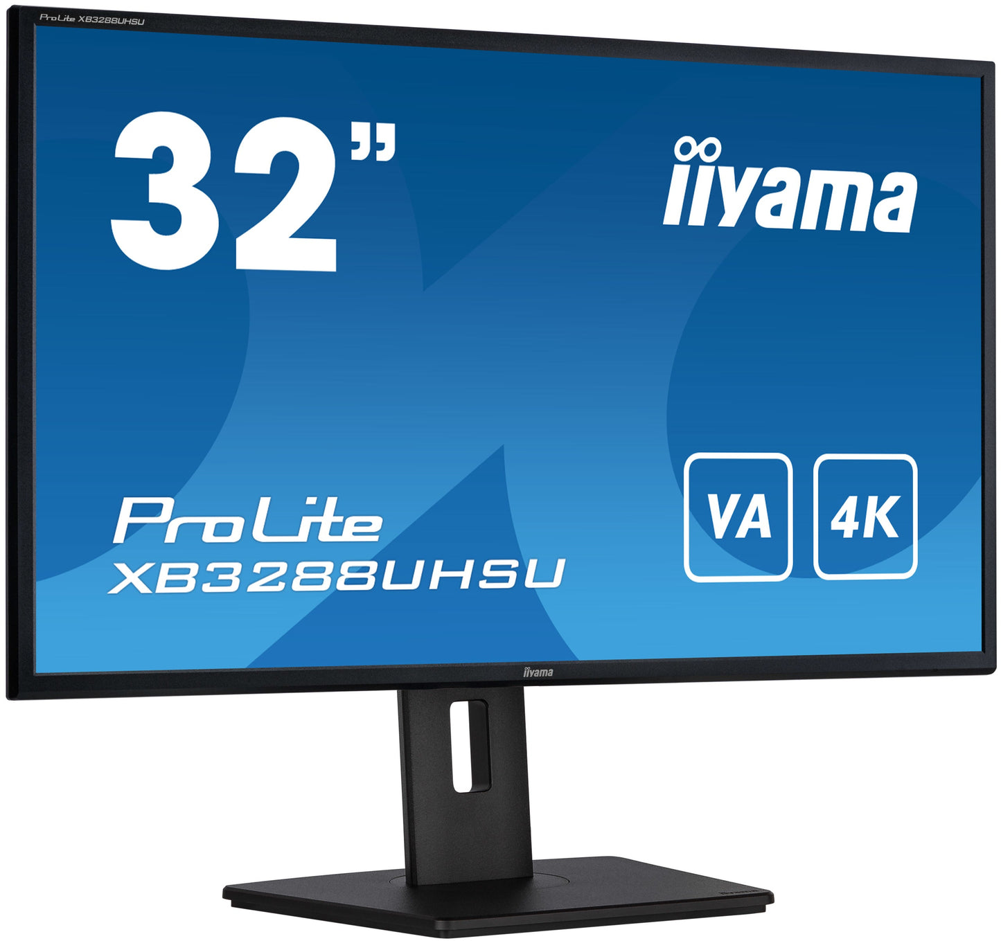 Dark Cyan iiyama ProLite XB3288UHSU-B5 32" 3840 x 2160 pixels 4K Ultra HD VA Display