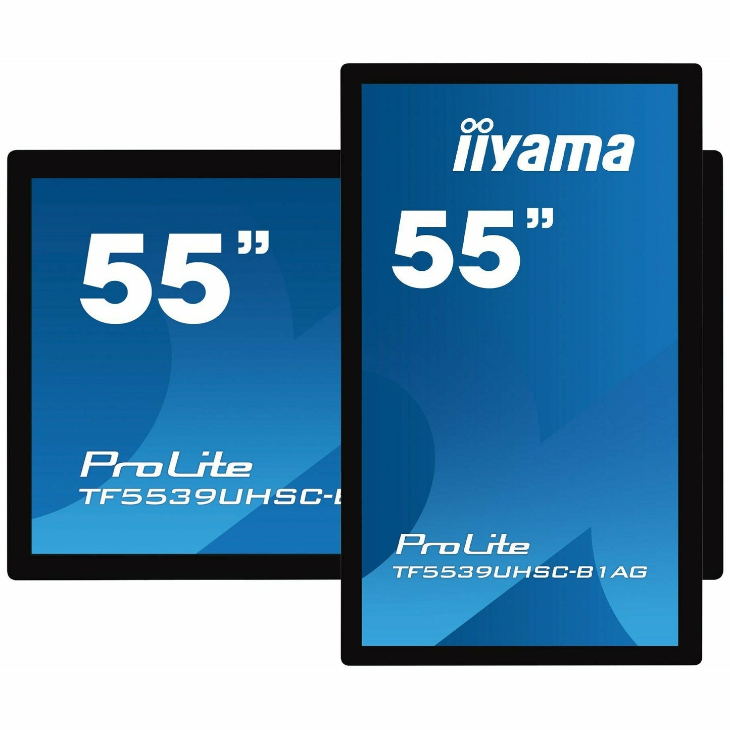 Dark Cyan iiyama ProLite TF5539UHSC-B1AG 55" Open Frame IPS 15pt PCAP IPS 4K Touch Screen with Anti Glare