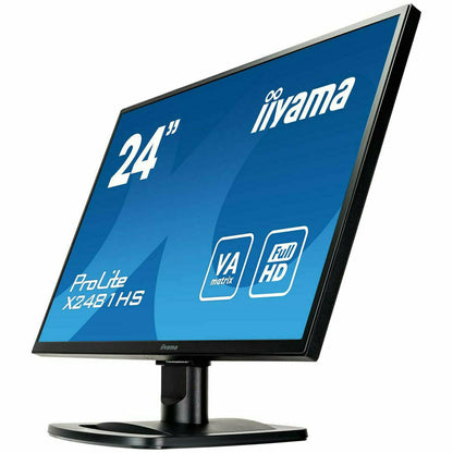 Dark Cyan iiyama ProLite X2481HS-B1 24" LED Display