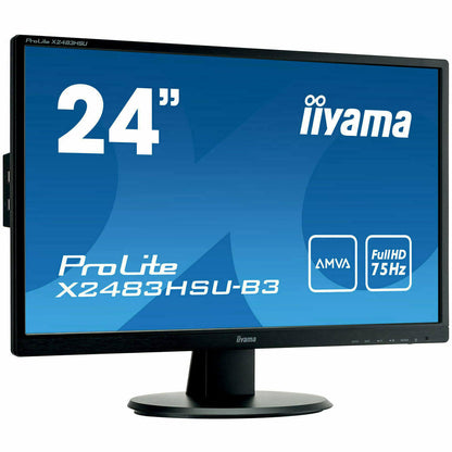 Dark Cyan iiyama ProLite X2483HSU-B3 24" LED Display (EOL)