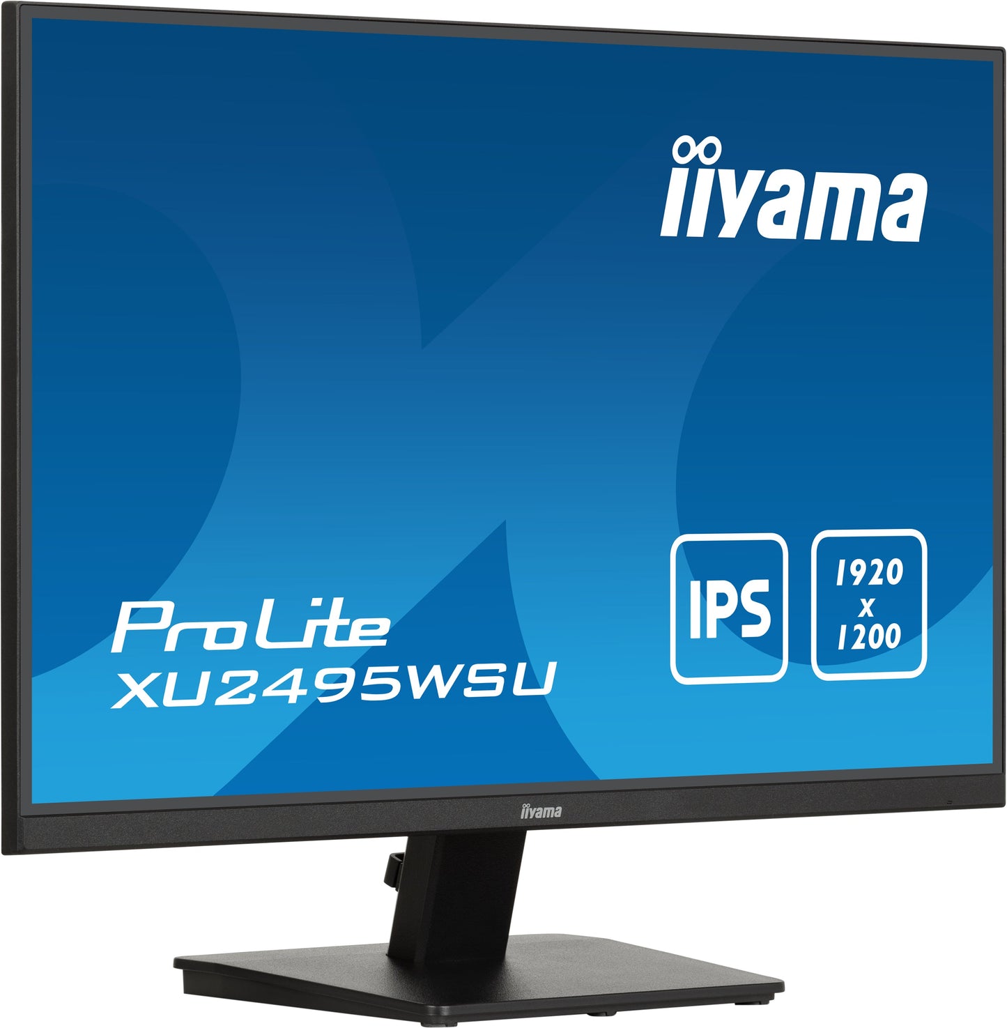 Dark Cyan iiyama ProLite XU2495WSU-B7 computer monitor 61 cm (24") 1920 x 1200 pixels 4K Ultra HD LED Black