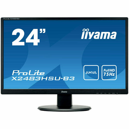 Dark Cyan iiyama ProLite X2483HSU-B3 24" LED Display (EOL)