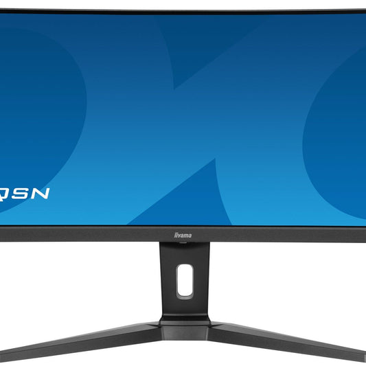 Dark Cyan iiyama ProLite 45" Curved 1500R UWQHD 5120 x 1440 pixels Ultra Wide Computer Monitor with KVM Switch and USB-C Dock