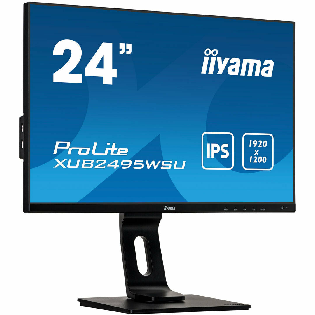 Dark Cyan iiyama ProLite XUB2495WSU-B3 24" Display