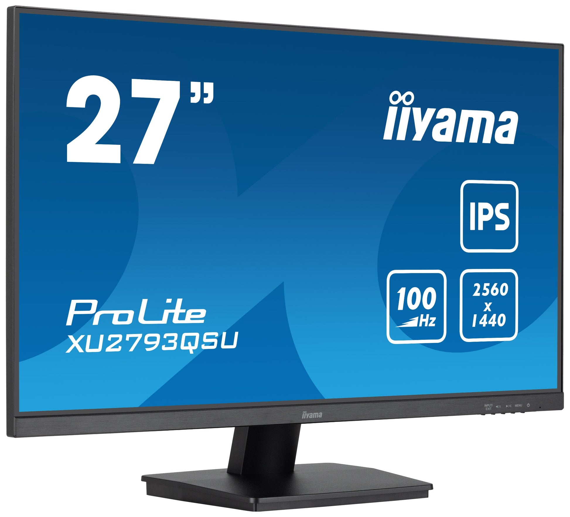 Dark Cyan iiyama ProLite XU2793QSU-B7 LED display 68.6 cm (27") 2560 x 1440 pixels Wide Quad HD Black