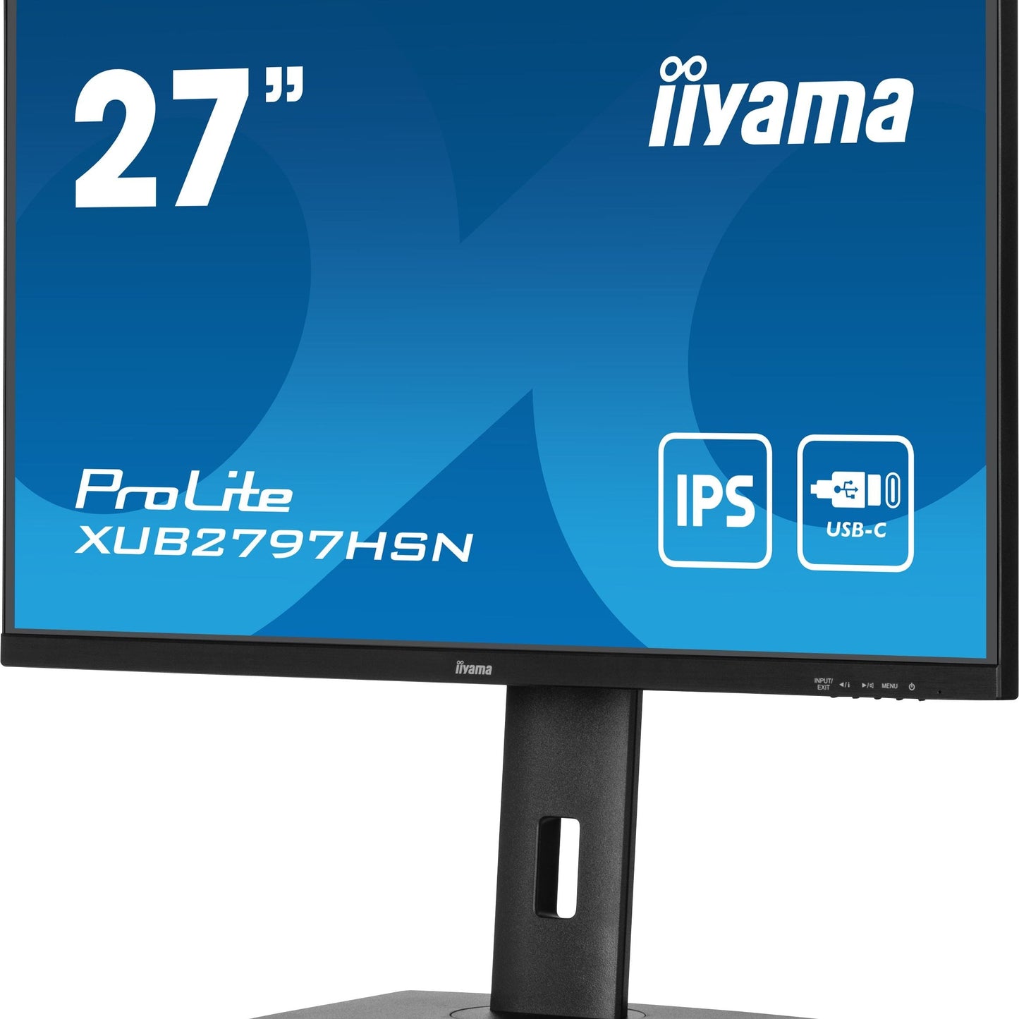 Dark Cyan iiyama ProLite XUB2797HSN-B2 computer monitor 68.6 cm (27") 1920 x 1080 pixels Full HD LED Black