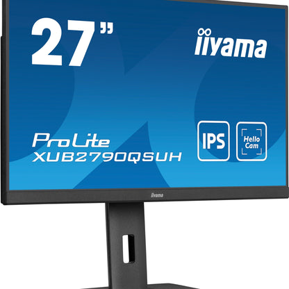 Dark Cyan iiyama ProLite XUB2790QSUH-B1 computer monitor 68.6 cm (27") 2560 x 1440 pixels 4K Ultra HD LED Black