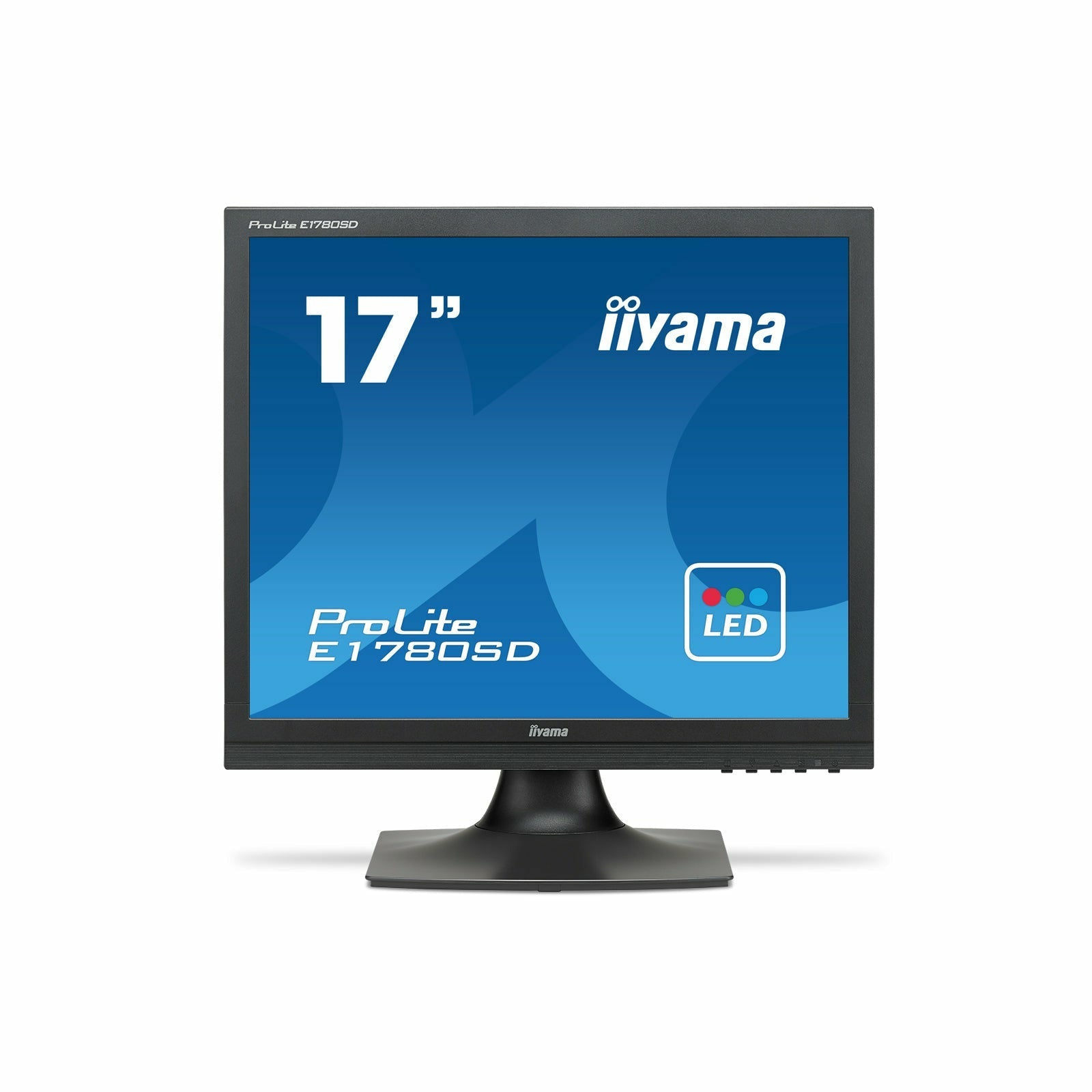 Dark Cyan iiyama ProLite E1780SD-B1 17" TN LCD-backlit Monitor