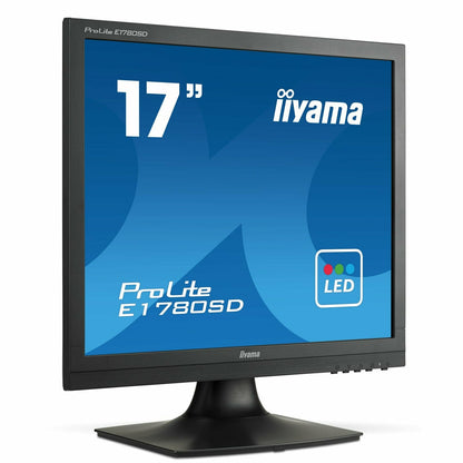Dark Cyan iiyama ProLite E1780SD-B1 17" TN LCD-backlit Monitor